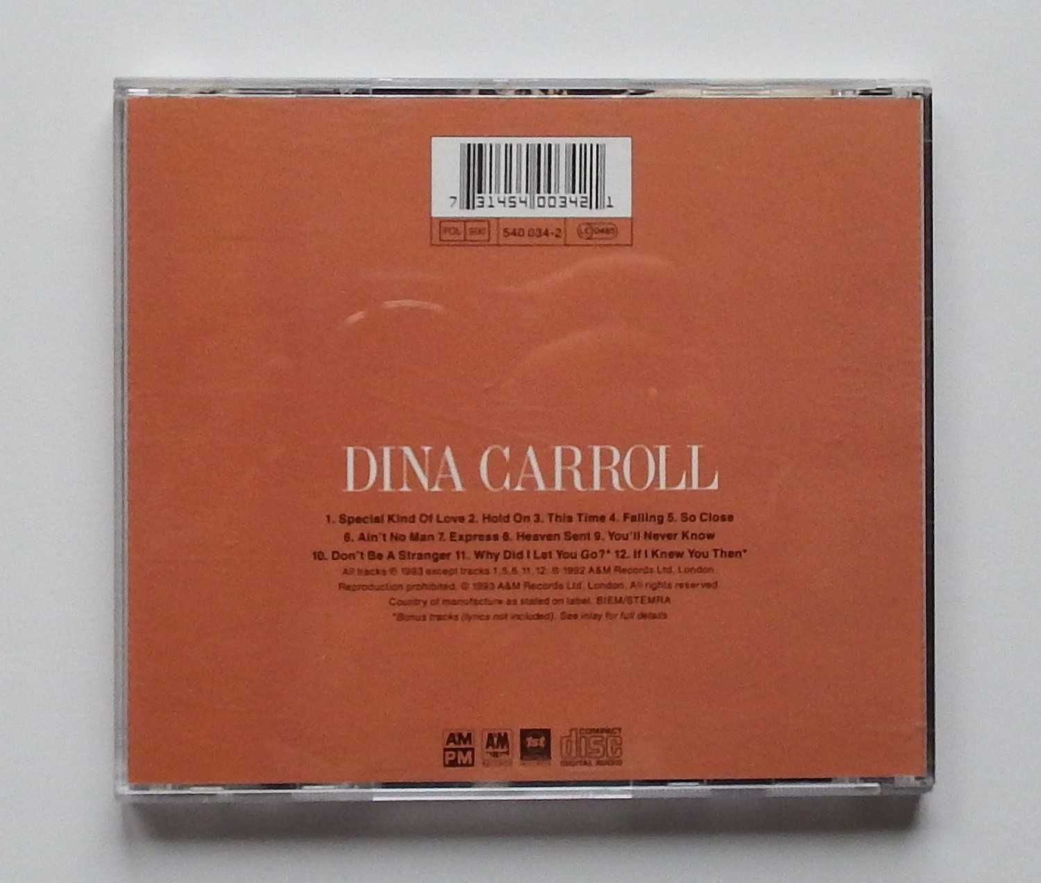CD Dina Carroll - "So Close"