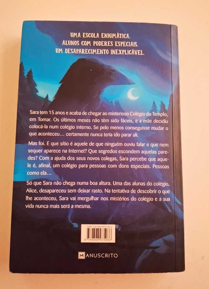 Livros "O Colégio do Templo" - numeros 1, 2, 3 e 4.