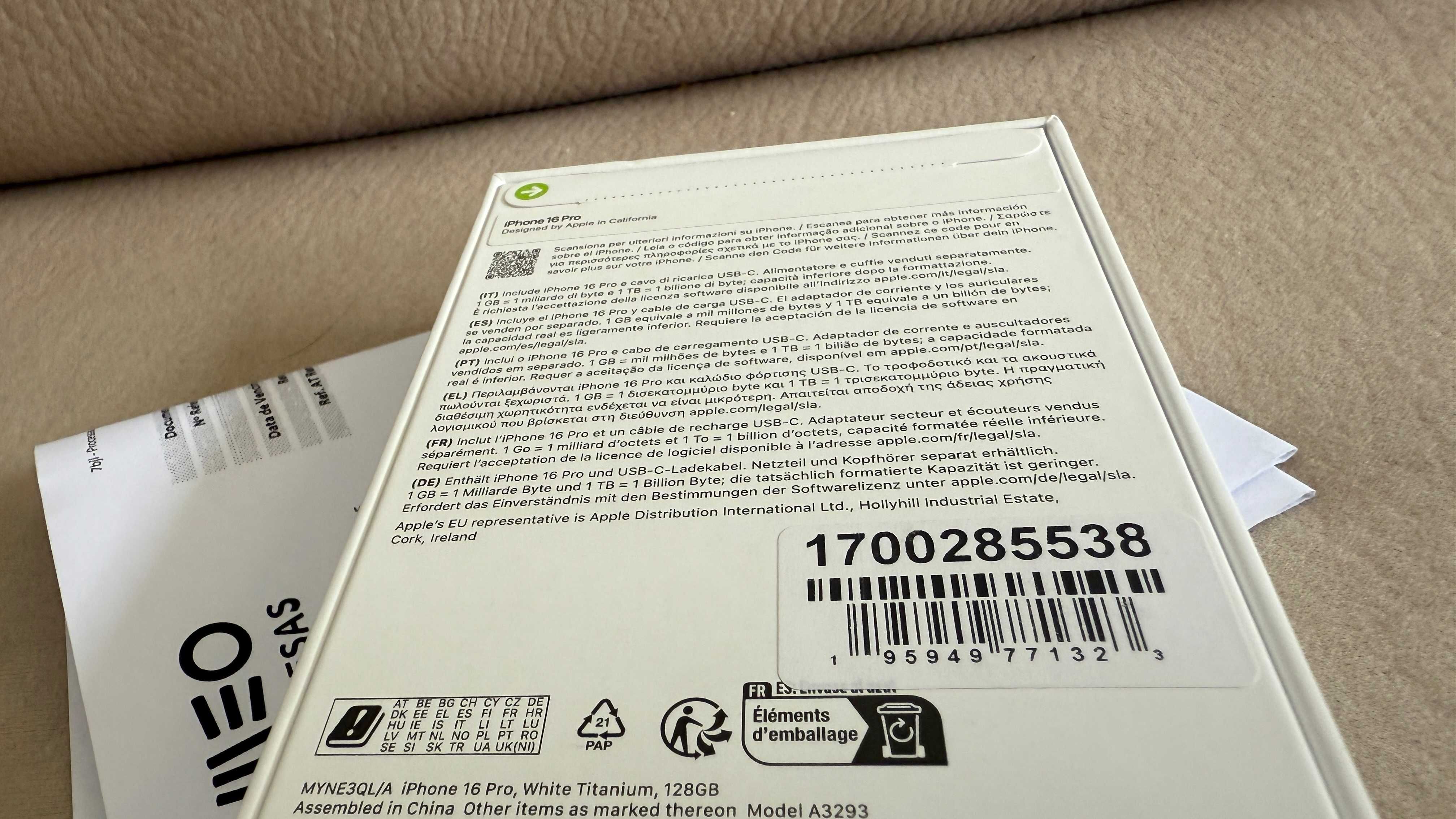 Vendo troco iPhone 16 Pro 128Gb NOVO/SELADO C/Fatura e Garantia