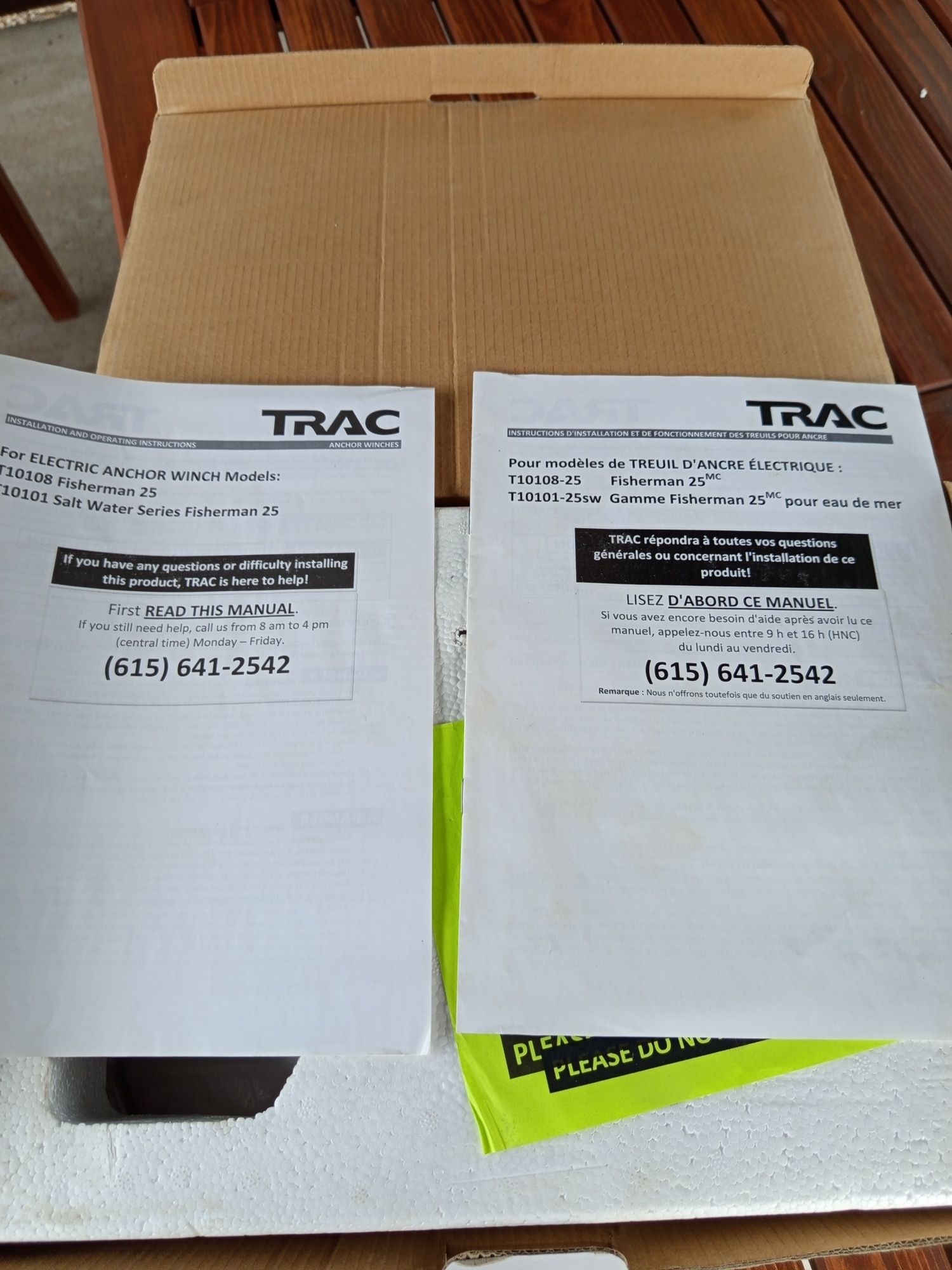 Winda kotwiczna Trac 25