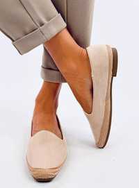 Baleriny Espadryle Damskie Ballot Beige