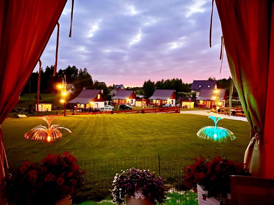 Domki Eden z balią Szwajcaria kaszubska mini zoo sauna