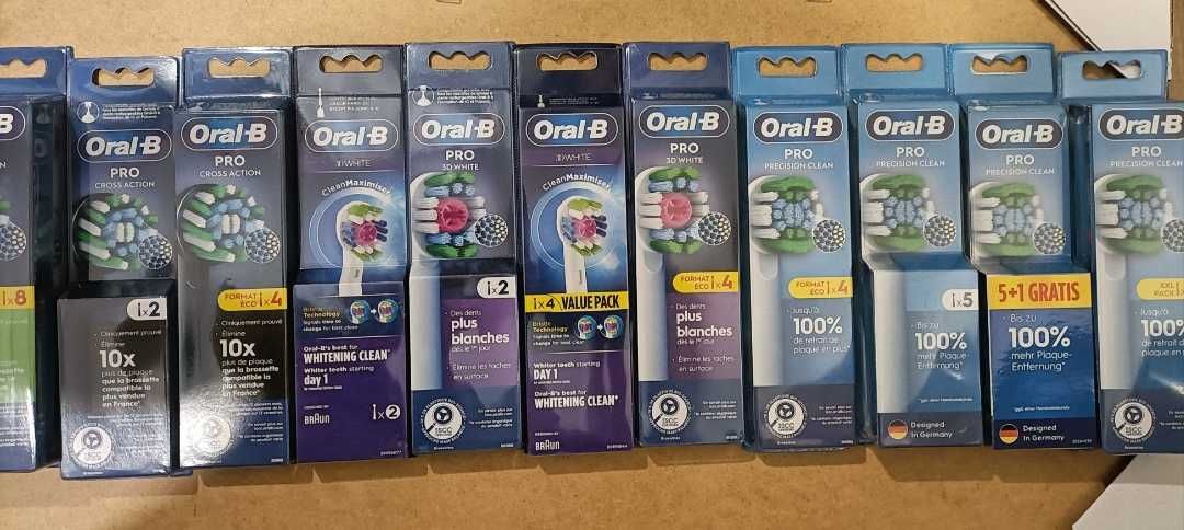Насадки Oral-B Cross Action Pure 3D для электрической зубной щетки