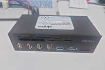 HUB Akasa 5.25" 2x USB3.1 +4x USB2.0 + czytnik kart SD TF microSD CF