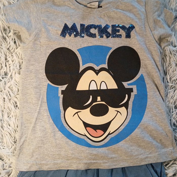 Zestaw komplet koszulka t-shirt Myszka Miki , spodenki 122 cm