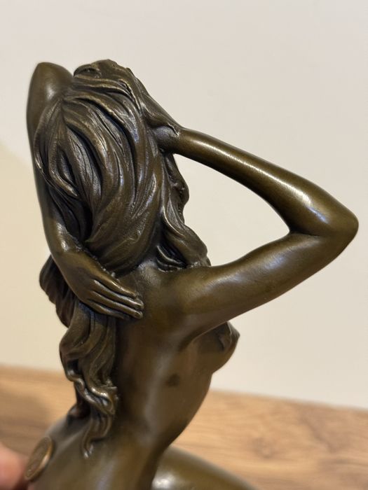 Бронзовая статуэтка, фигурка, скульптура, эротика, мрамор