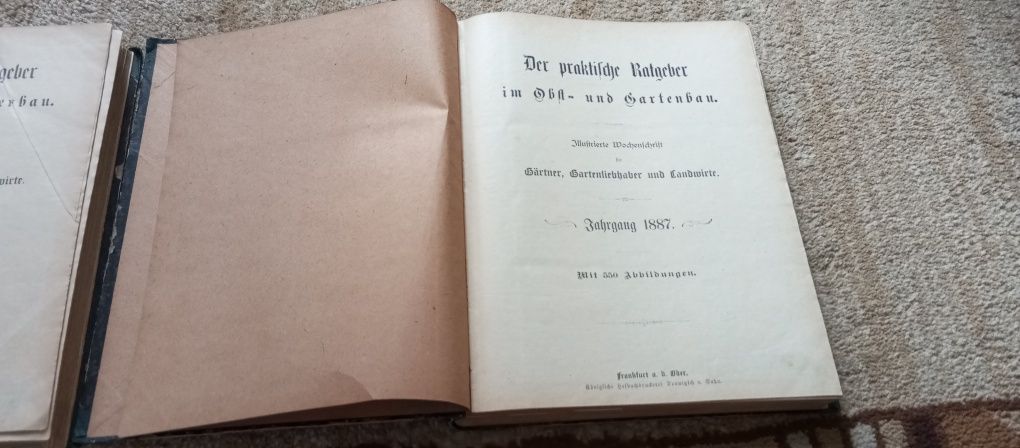 Der praktische ratgeber im obst und gartenbau 1887 i 1888