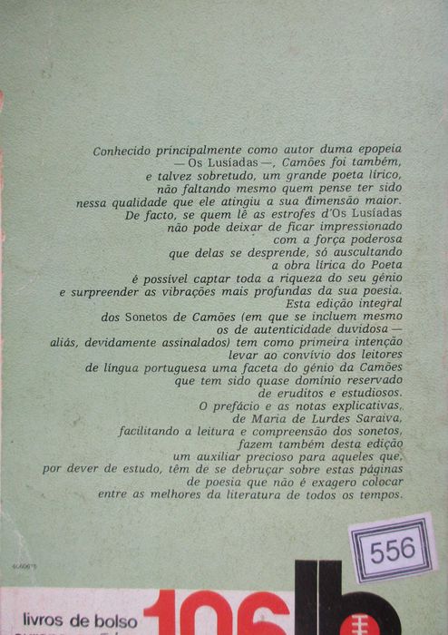 Luís de Camões - - - Sonetos - - - - - Livro