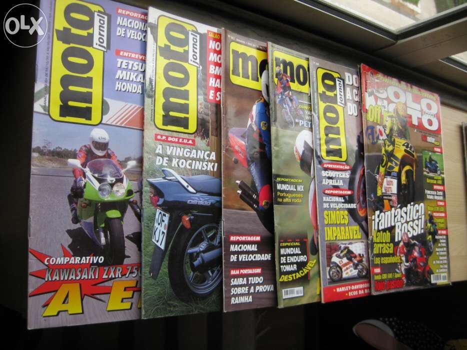 Dezenas Revistas Motojornal vintage