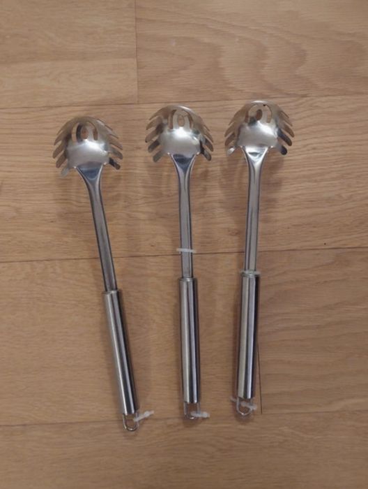 Escorredor  ou colher massa inox