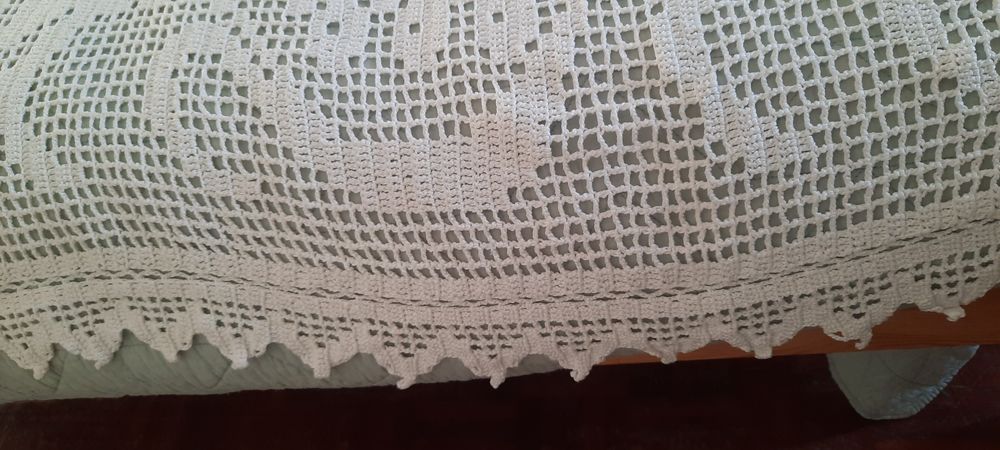 Colcha em crochet