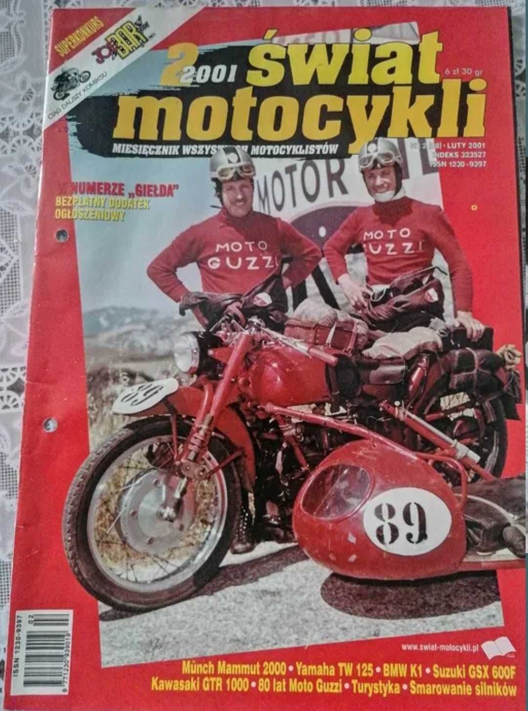 Gazeta Świat Motocykli JUNAK silnik NSU gsx 600f gtr 1000bmw k1