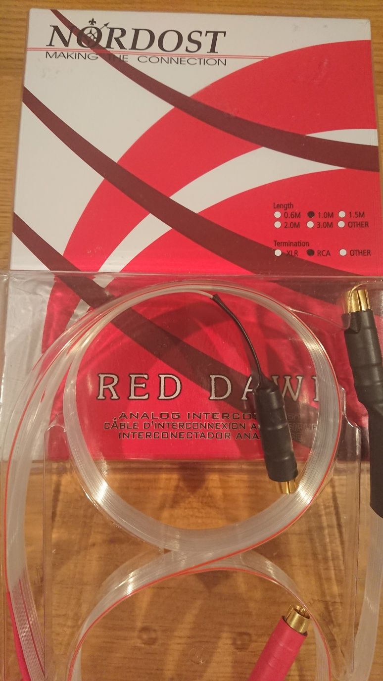 Nordost Red Dawn 2 x 1.0m interkonekt RCA