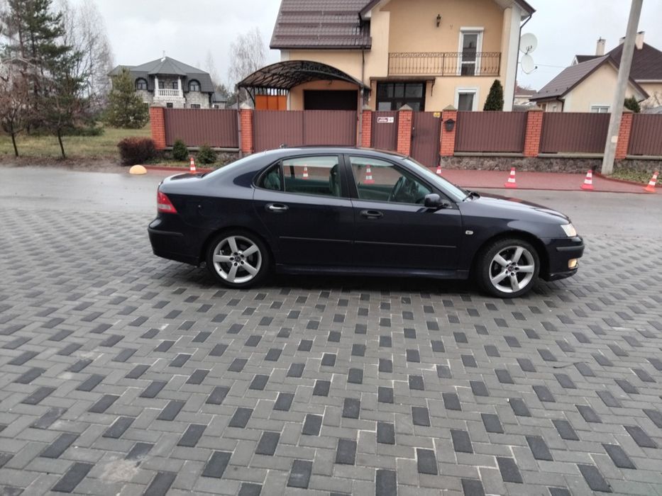 Saab 9-3 2.2 tid 2004 г.в. На полном ходу.