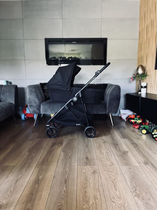 Wózek 3w1+baza Cybex Melio Carbon z fotelikiem Kiddy i baza