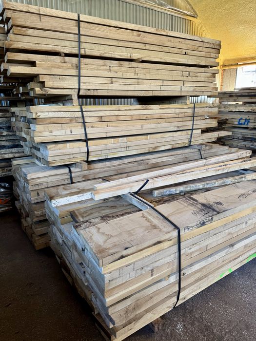 Tacica dębowa sucha 50mm obrzynana deski bale foszty dąb