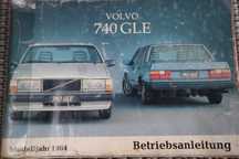 Instrukcja VOLVO 740 GLE Niemiecka B082306