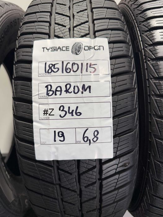 Opony Zimowe 185/60/15 Barum Polaris5 Komplet #Z346