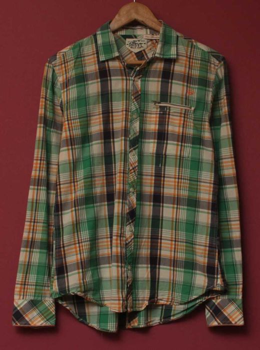 Diesel Co рр M рубашка из хлопка