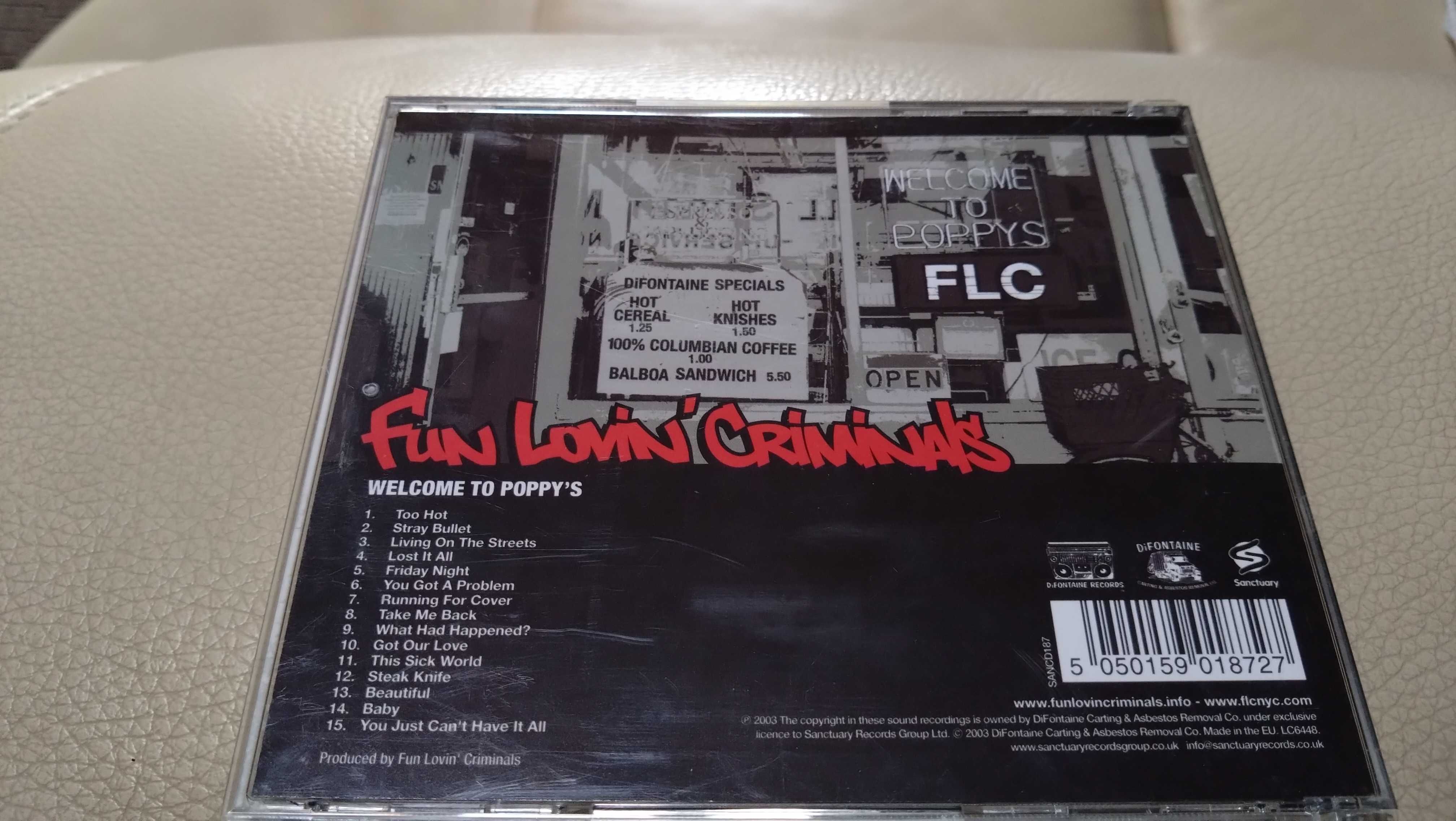 Fun lovin' crimonals - welcome to poppy's / funky, hip hop, płyta cd