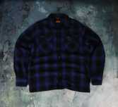 Superdry Machined Goods XL – męska koszula/bluza flanelowa w kratę, gr