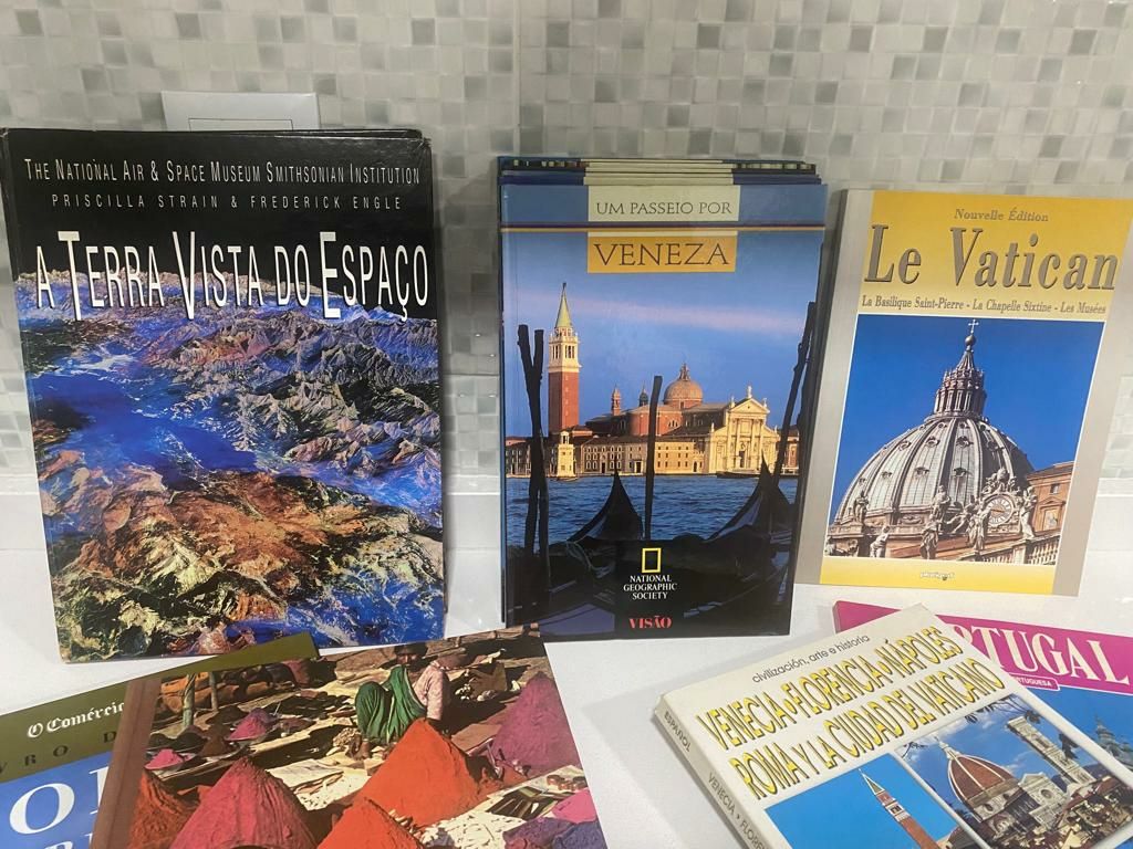 Livros países, cultura, gastronomia e outros