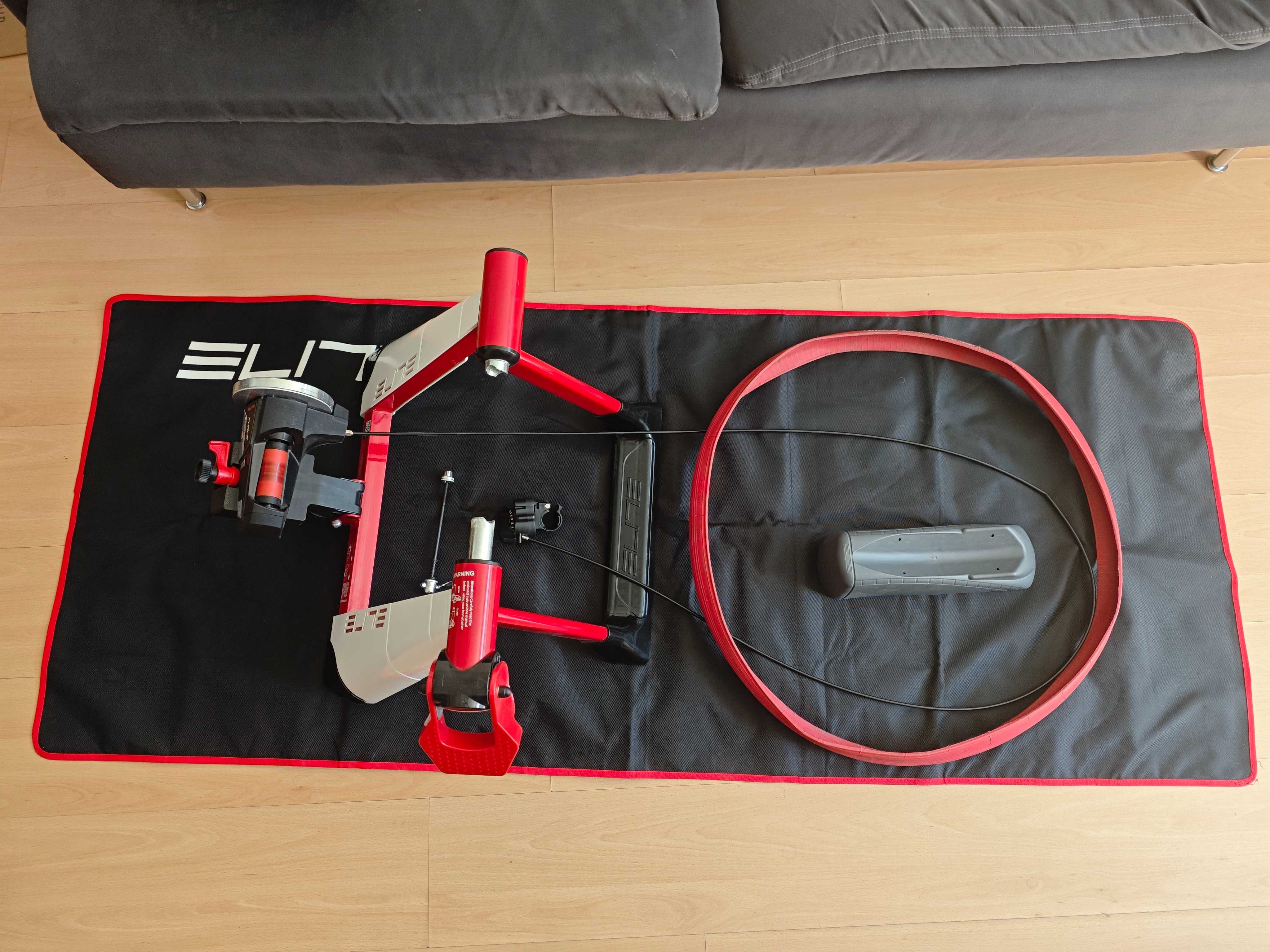 Trenażer rowerowy Elite pro 8 opona vittoria zaffiro do roweru szosowy