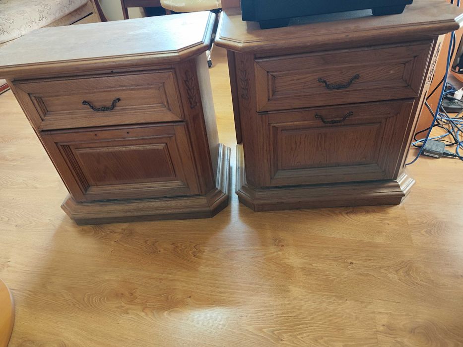 Тумба натуральное дерево, тумбочки дубовые прикроватные, ретро винтаж