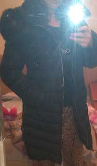 Czarna kurtka pikowana taliowana rozmiar 40