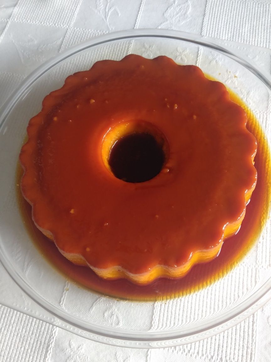 Pudim Francês ovos caseiros