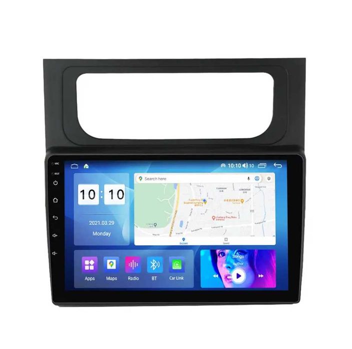 Магнітола Volkswagen Touran 1 2003-2010 10 дюймів на Android