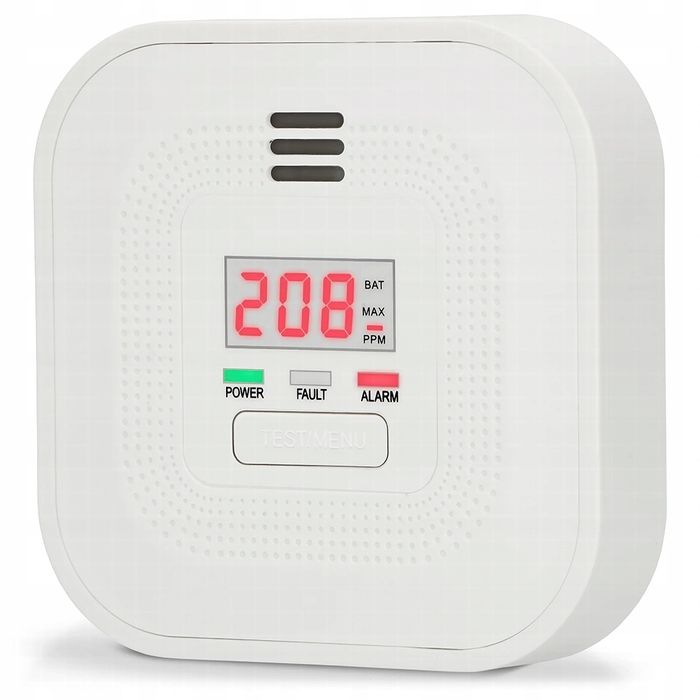 Czujnik Detektor Sensor Tlenku Węgla CO Czadu Alecto