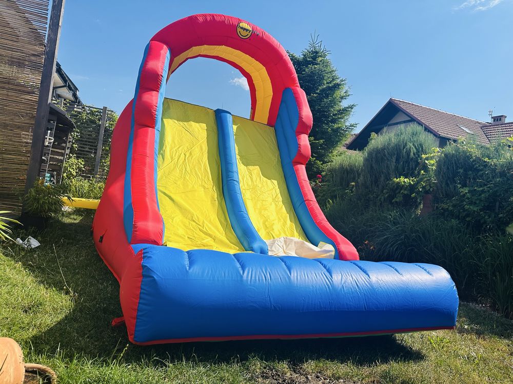 Dmuchaniec Wynajmij zamek z trampoliną i podwójną zjeżdżalnią impreza