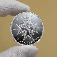 Срібна інвестиційна монета! Мальтійський хрест. 1 унція. 2023 .