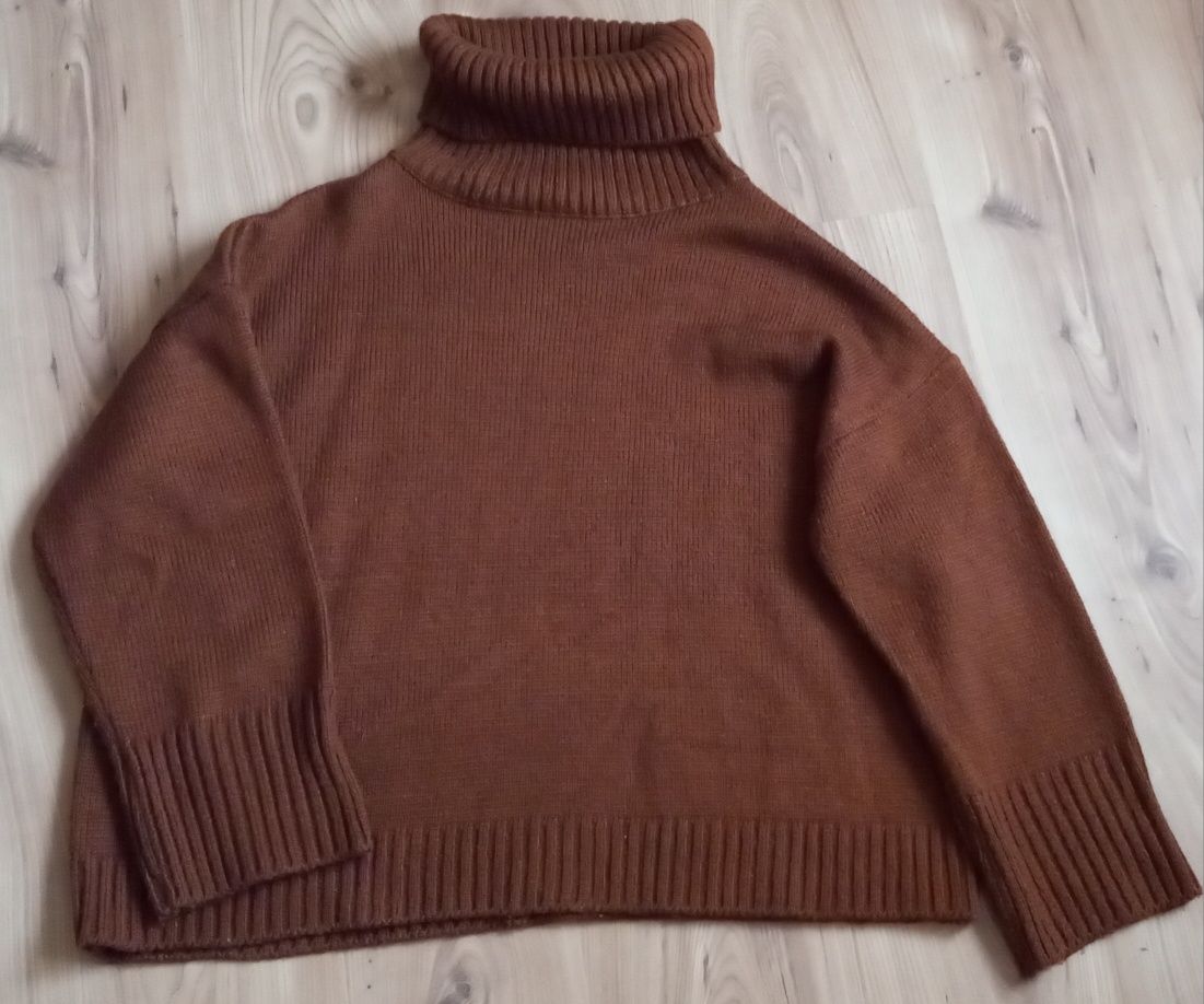 Sweter ciemnobrązowy