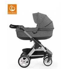 Wózek Stokke 2w1 Traliz (Black Melange) + Gratis akcesoria