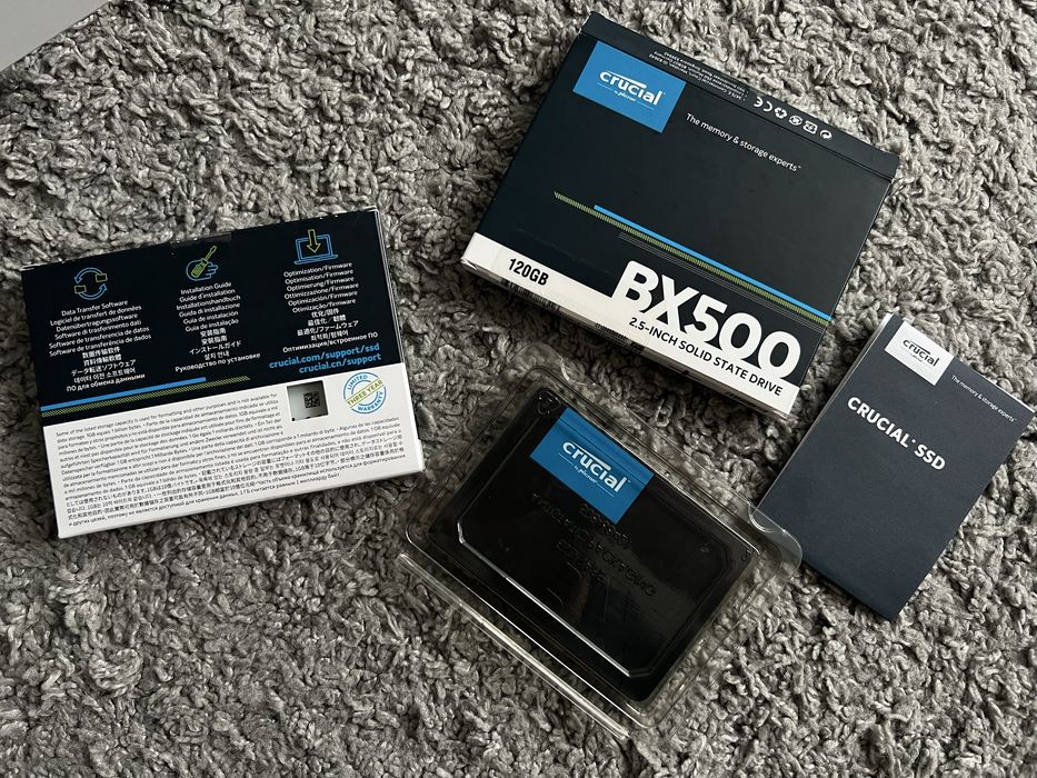 SSD диск Crucial BX500 120GB 2.5" SATAIII