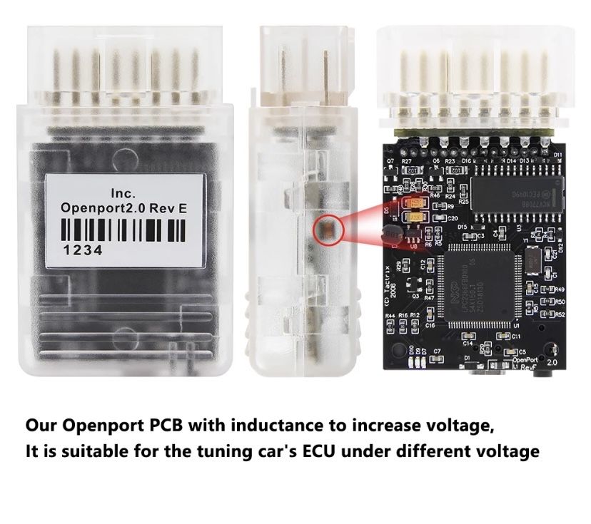 Программатор OpenPort 2.0 Tactrix J2534, Mercedes Xentry,ODIS,For