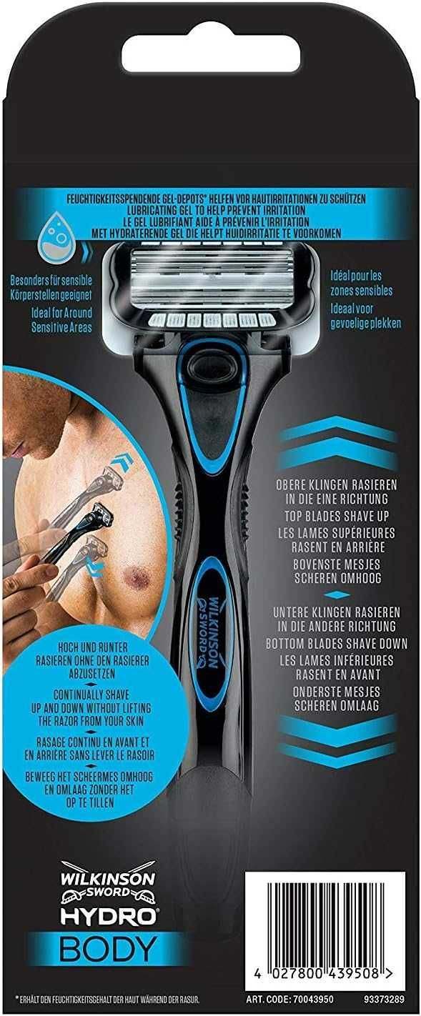 Бритва Wilkinson Sword HYDRO5 BODY для всього тіла (Станок+1 кар)