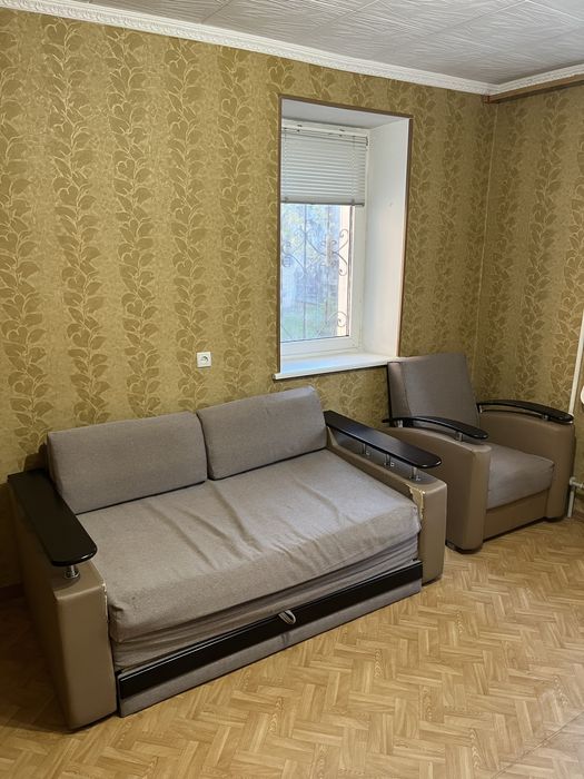 Диван вперед и кресло