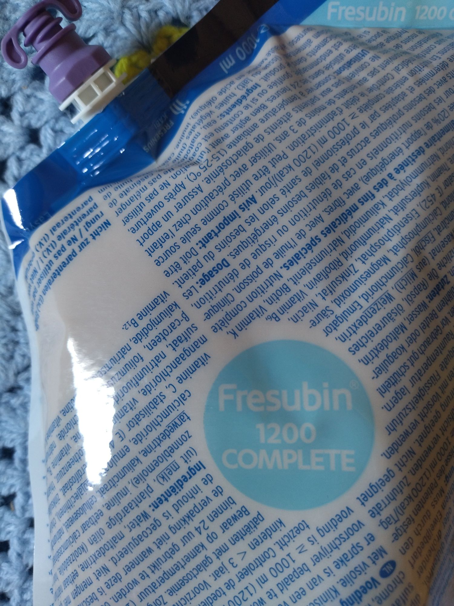 Ентеральне харчування Fresubin 1200 complete 1000 ml лікувальна суміш