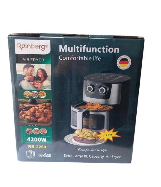Аерогриль Rainberg RB-2269 8л 4200W аерофритюрниця мультипіч