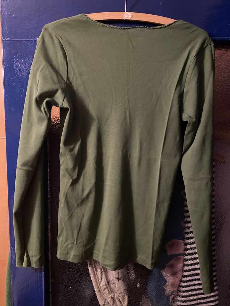 Bluzka z długim rękawem bawełniana Esprit edc r. XL