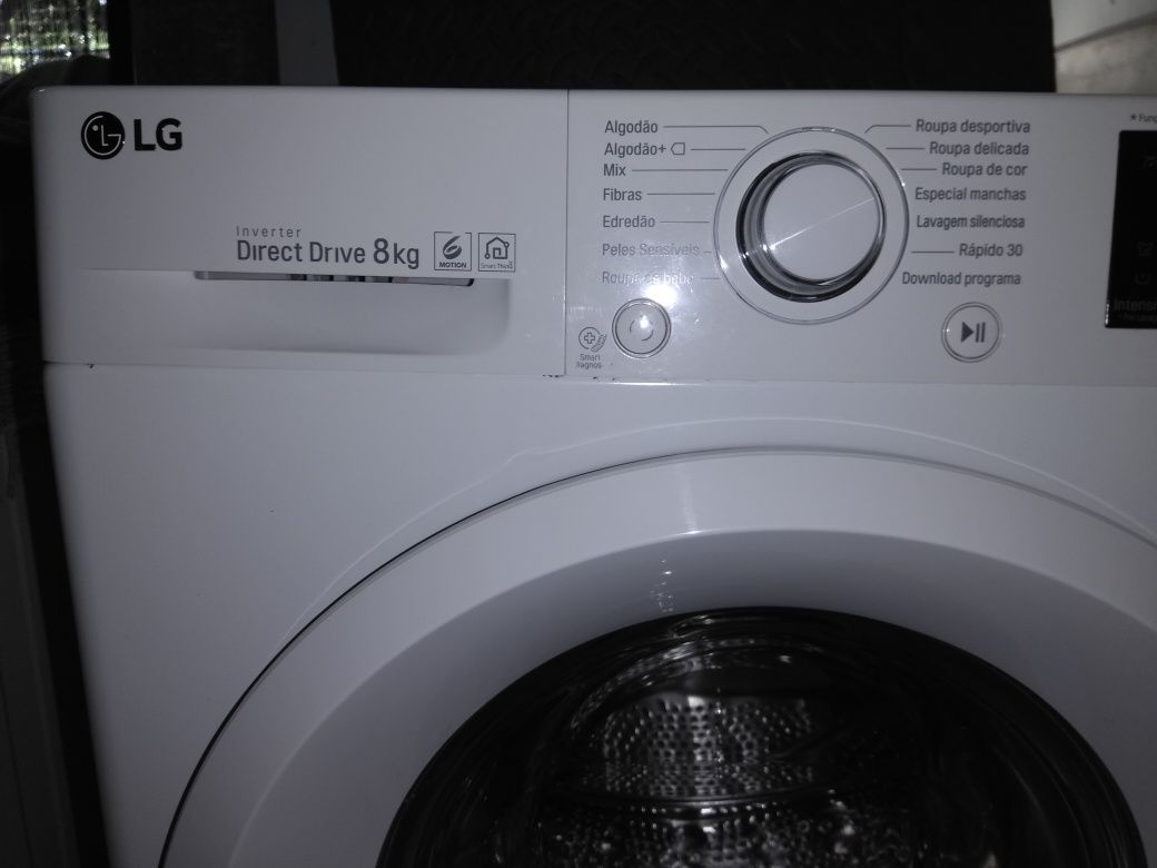 Máquina de lavar roupa lg 8kg F4J5TN3W