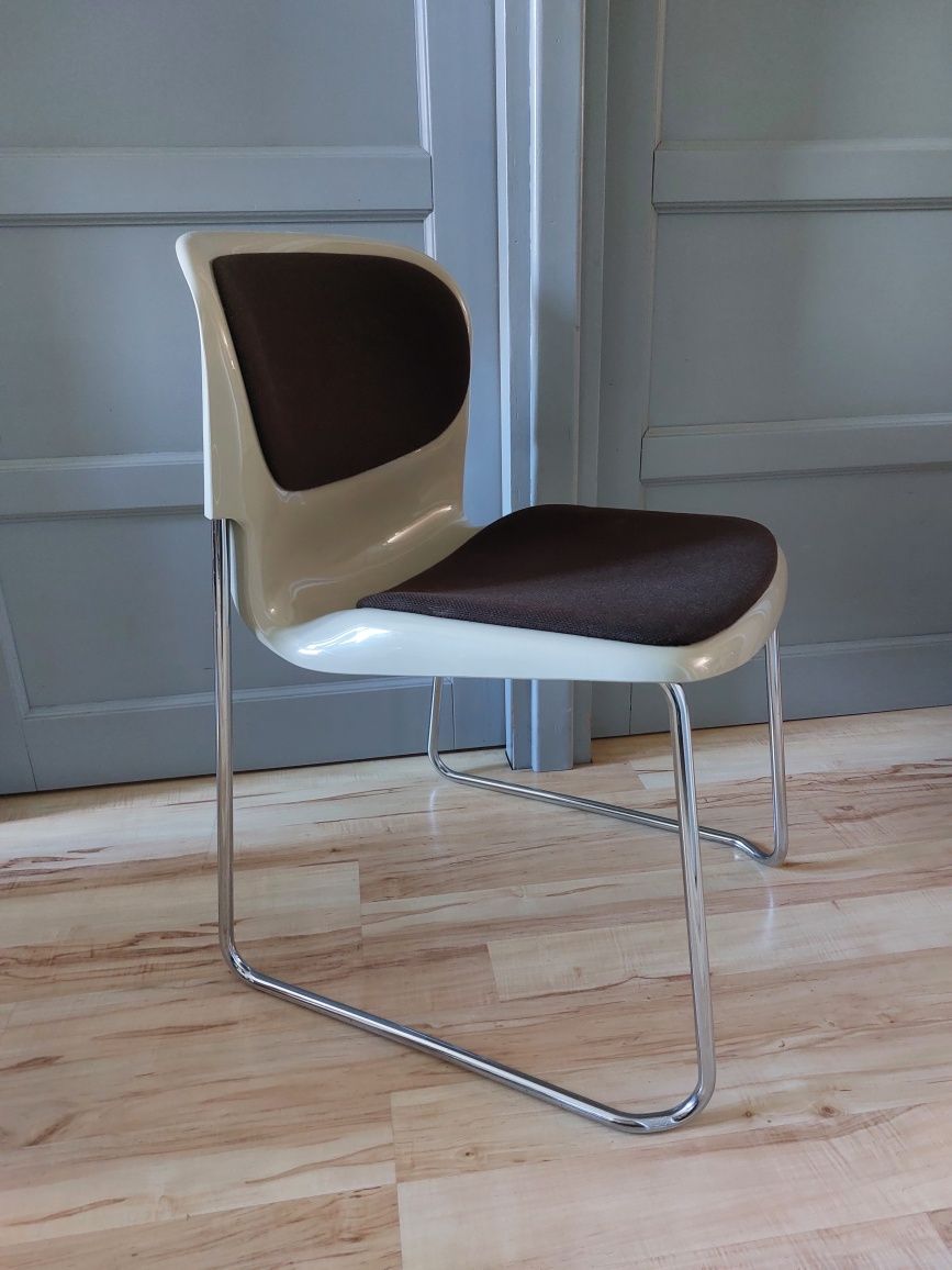 krzesło DRABERT SM400K design Gerd Lange Niemcy sygnowane tapicerowane