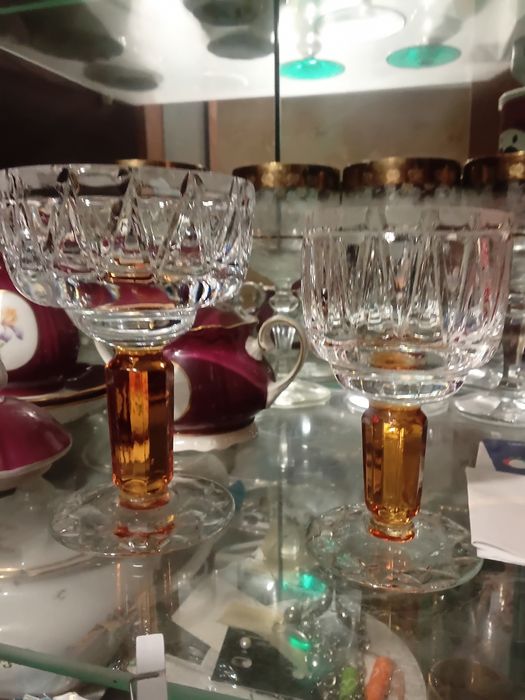 Олимпийский  цветной хрусталь  фужеры хрустальные бокалы олимпиада 80