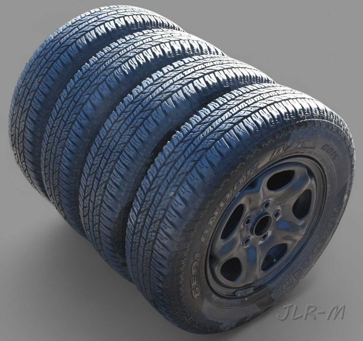 4x felgi koła stalowe do Land Rovera Freelander i 4x Opony Yokohama