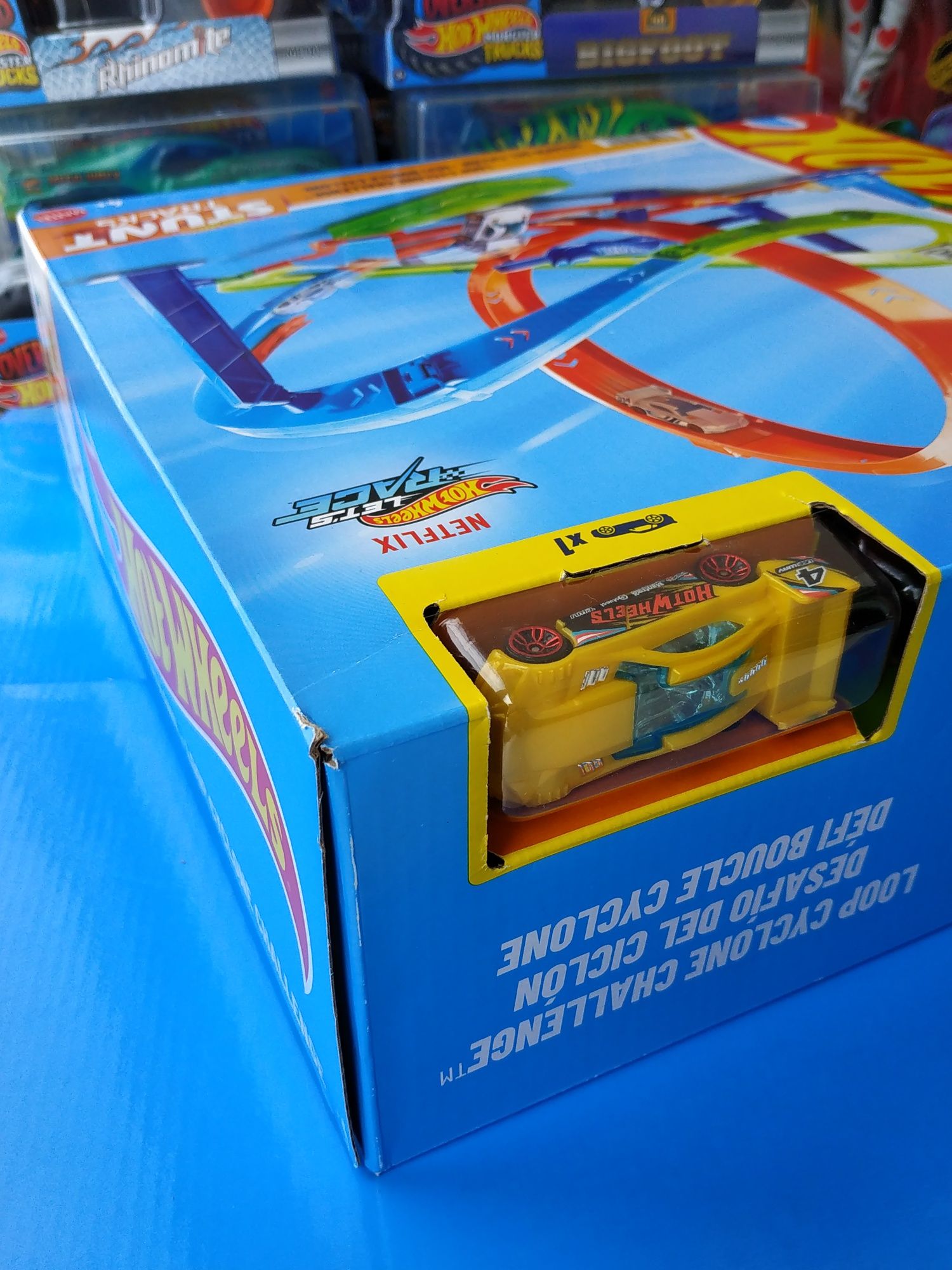 Трек Hot Wheels гіперпетлі Loop Cyclone гиперпетли петля набір пуск 4+