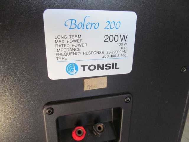 Tonsil bolero 200w kpl  po serwisie możliwy dowóz oraz odsłuch