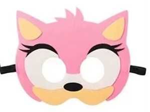 Amy Rose Sonic maska przebranie kostium karnawałowy strój